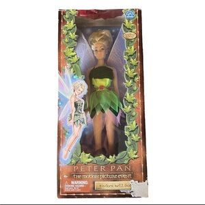 Disney Peter Pan Motion Picture Event Tinkerbell Barbie Size Doll - Applause